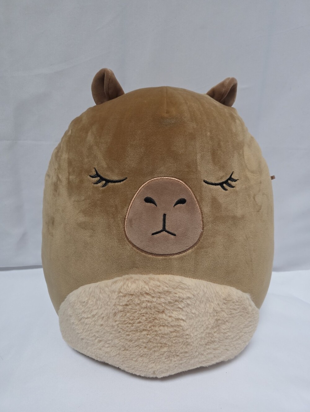 Squishmallows Lijjian the Capybara 16" Brown Plush Fuzzy Belly Original